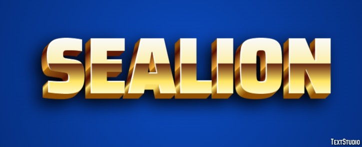 Sealion Text Effect