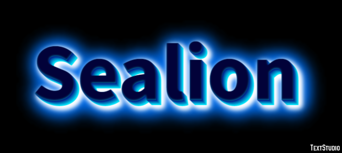 Sealion Text Effect
