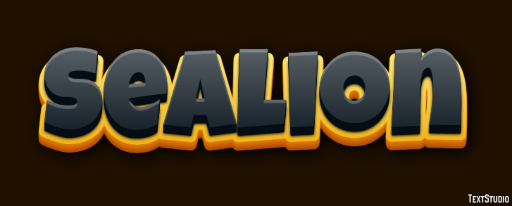 Sealion Text Effect