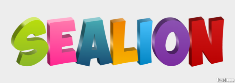Sealion Text Effect