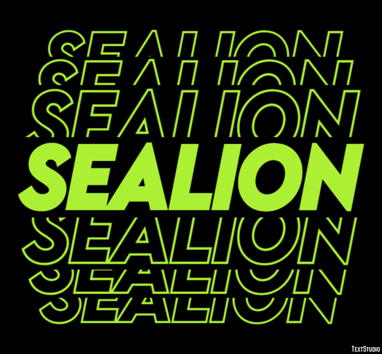 Sealion Effet de texte
