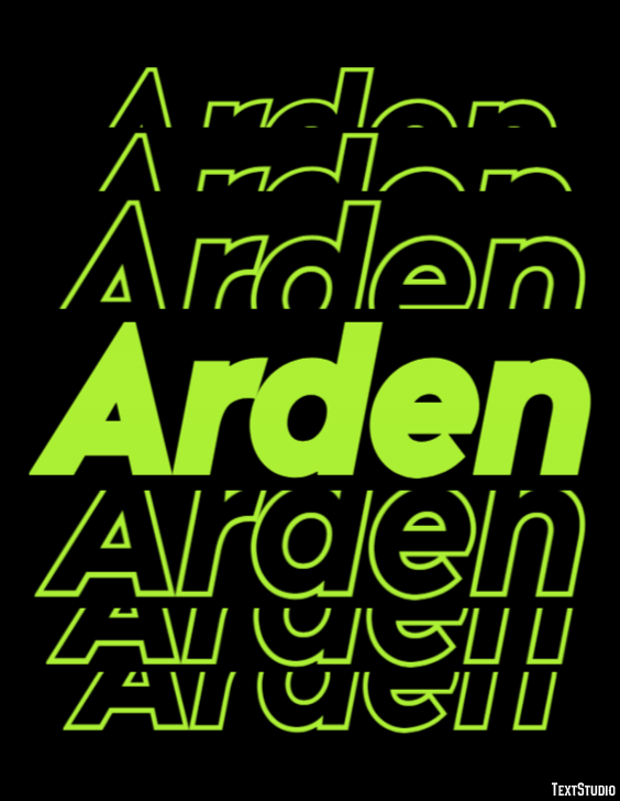 Arden テキスト効果