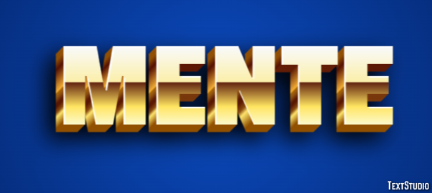 Mente Effet de Texte