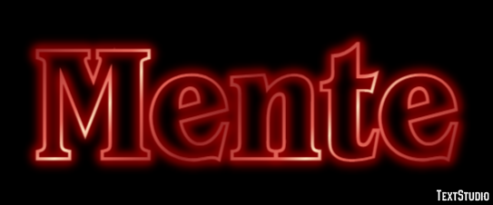 Mente Effet de Texte