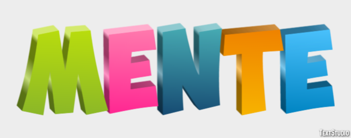 Mente Effet de Texte