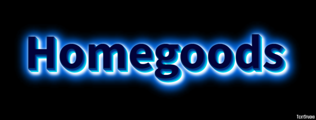 Homegoods Text effect