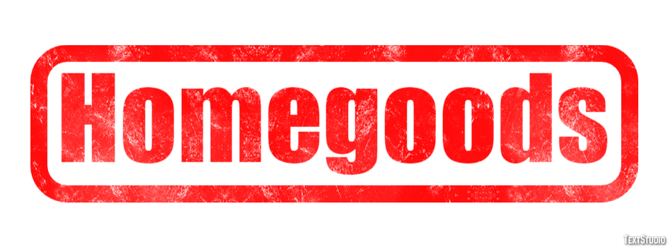 Homegoods Text effect