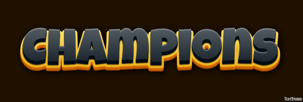 Champions Tekst Effect