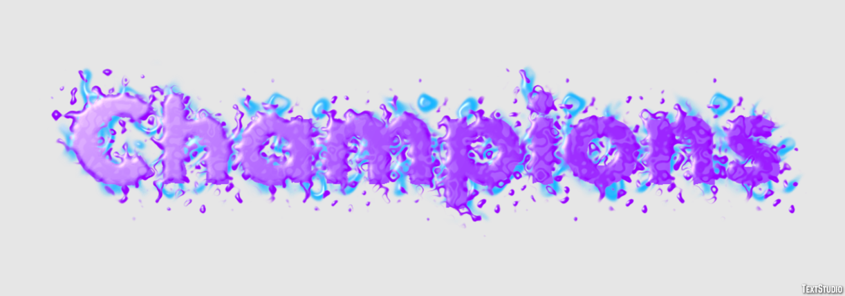 Champions Texteffekt