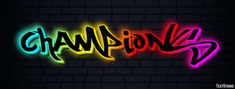 Champions Tekst Effect