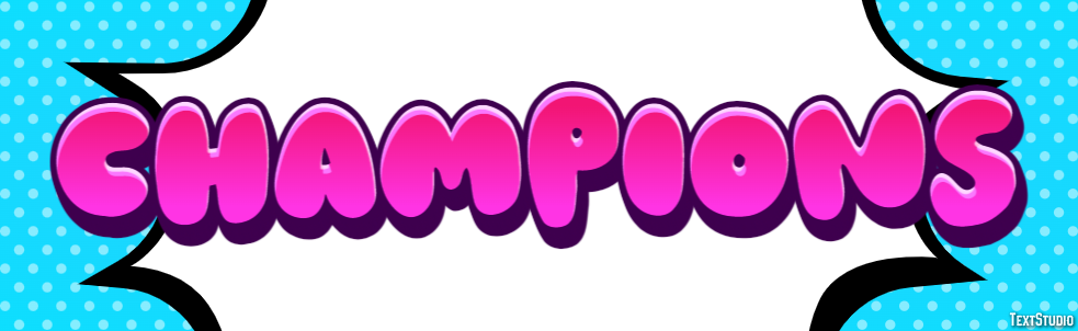 Champions Texteffekt