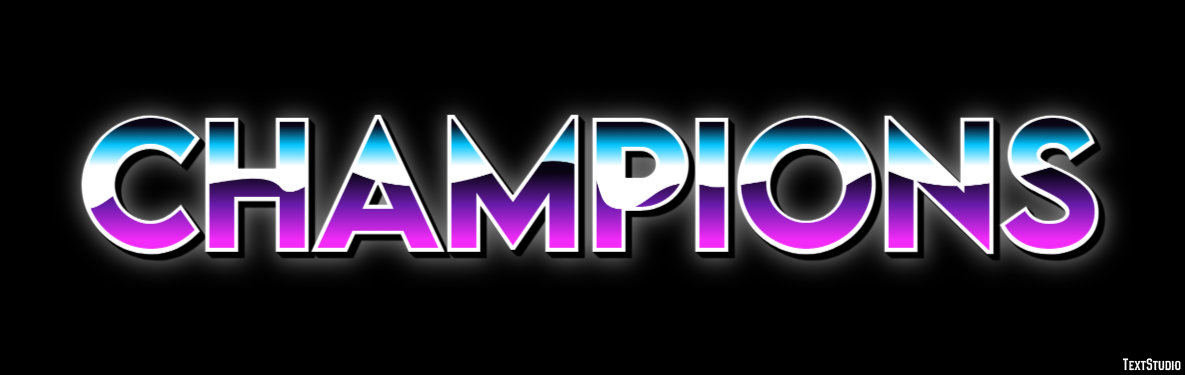 Champions Texteffekt