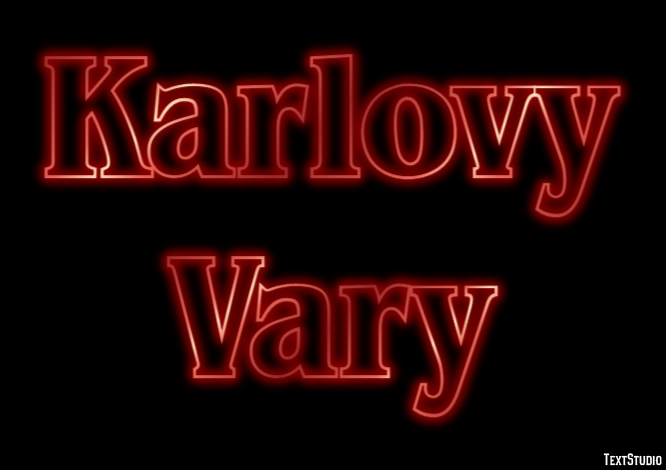 Karlovy Vary Effetto testo