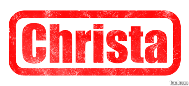 Christa Text effect