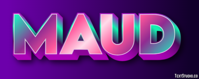 Maud Texteffekt