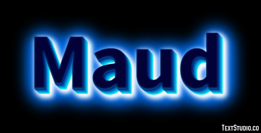 Maud Texteffekt