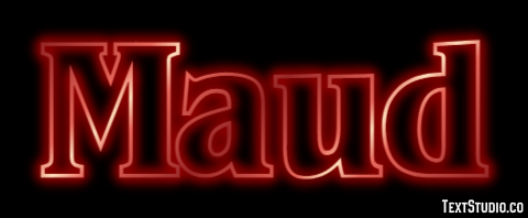 Maud Texteffekt
