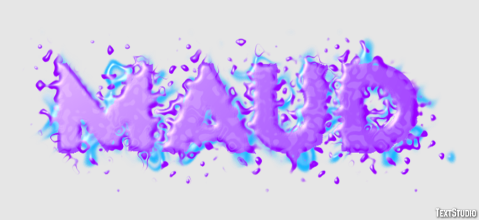 Maud Texteffekt