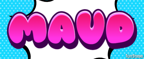 Maud Texteffekt