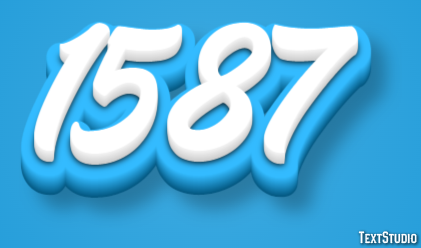 1587 Texteffekt