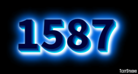 1587 Metin Efekti