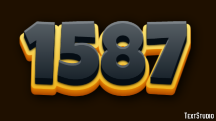 1587 Metin Efekti