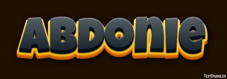 Abdonie テキスト効果