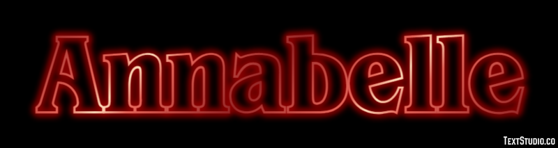 Annabelle テキスト効果
