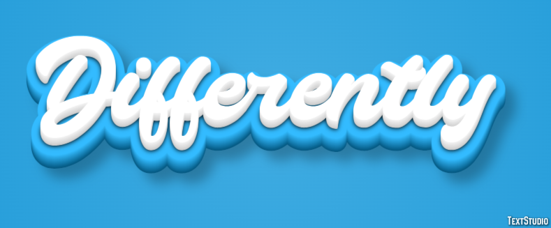 Differently Text Effect
