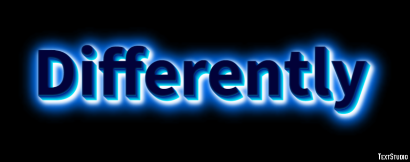 Differently Text Effect
