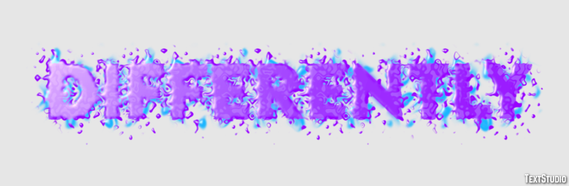Differently Text Effect