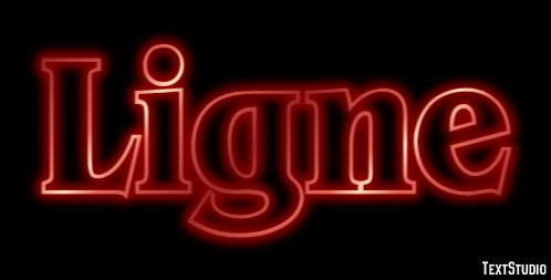 Ligne Effet de texte