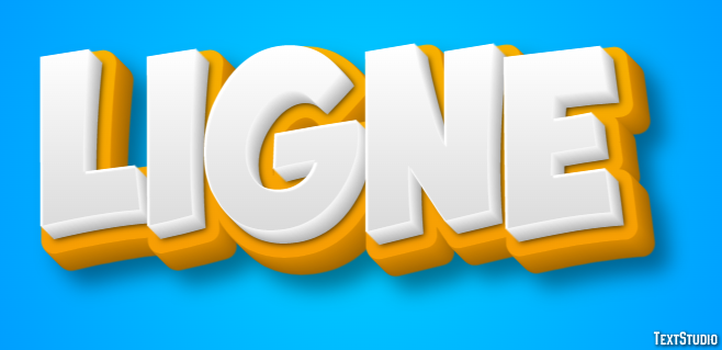 Ligne Effet de texte