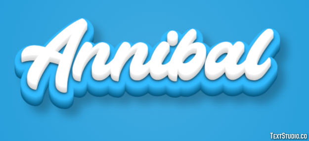 Annibal Text effect