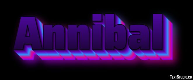Annibal Text Effect