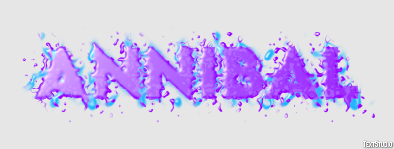 Annibal Text effect