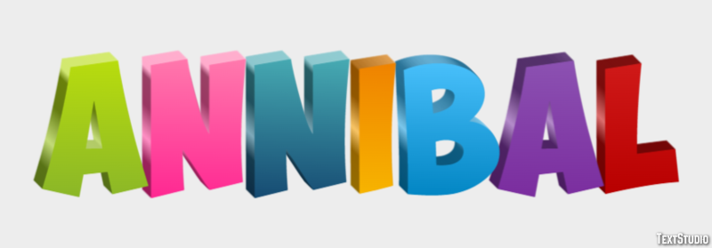Annibal Text Effect