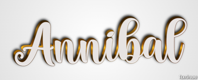 Annibal Text Effect