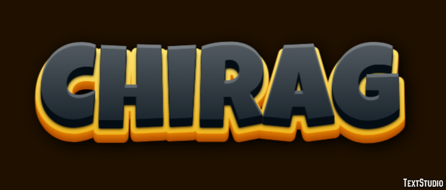 Chirag Эффект текста