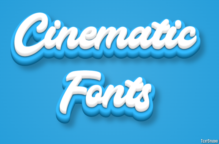 Cinematic Fonts Text Effect