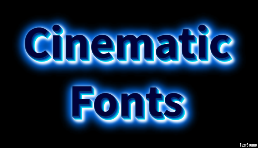 Cinematic Fonts Text Effect