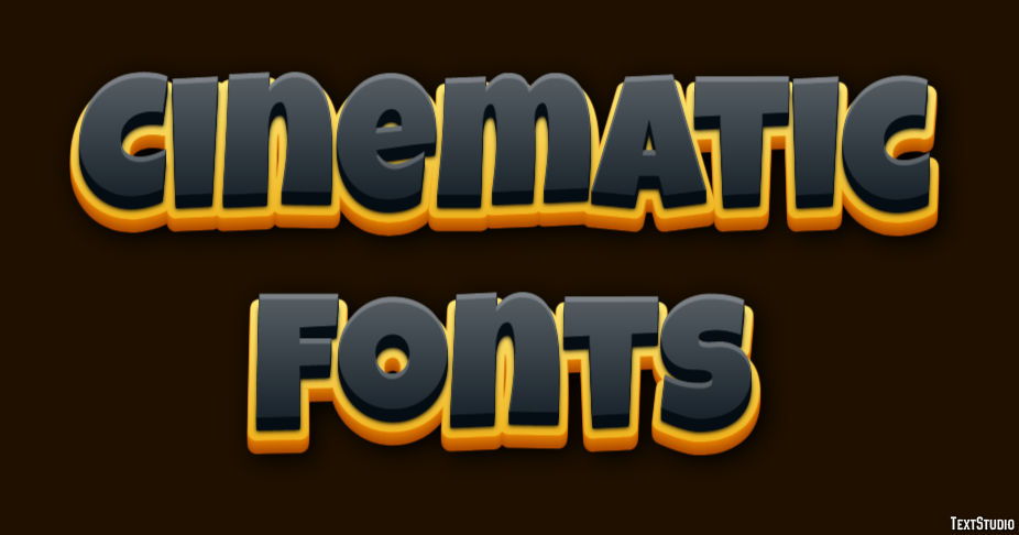 Cinematic Fonts Text Effect