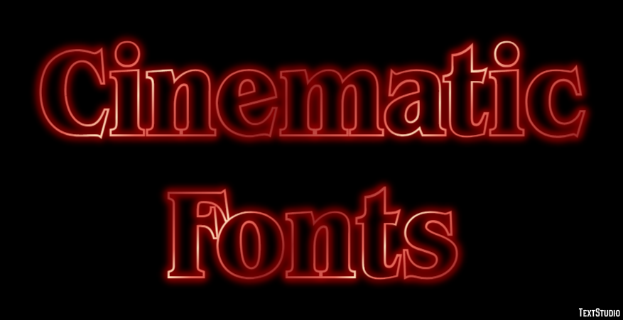 Cinematic Fonts Text Effect