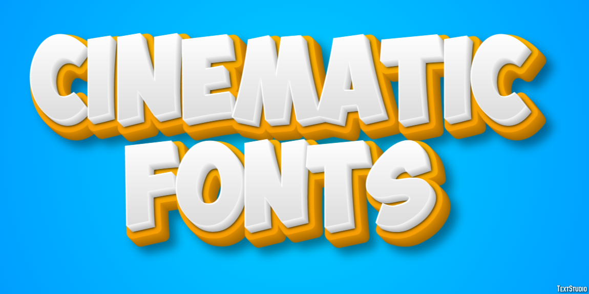 Cinematic Fonts Text Effect