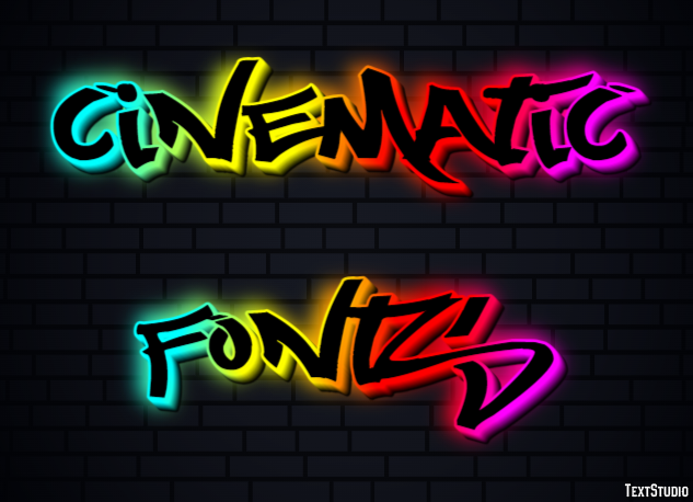 Cinematic Fonts Text Effect