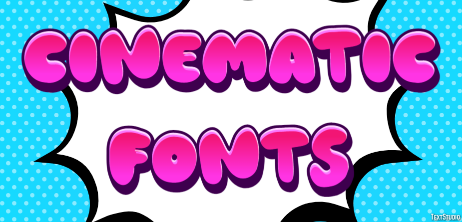 Cinematic Fonts Text Effect