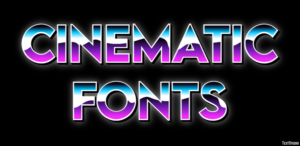 Cinematic Fonts Текстовый эффект