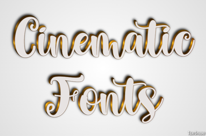 Cinematic Fonts Text Effect