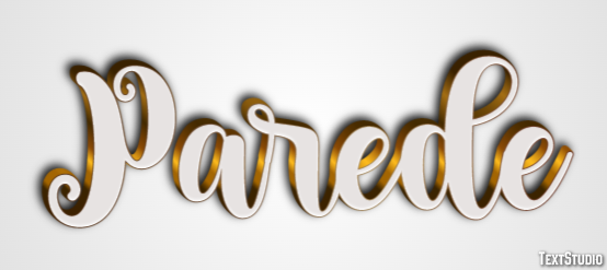 Parede Efeito do texto