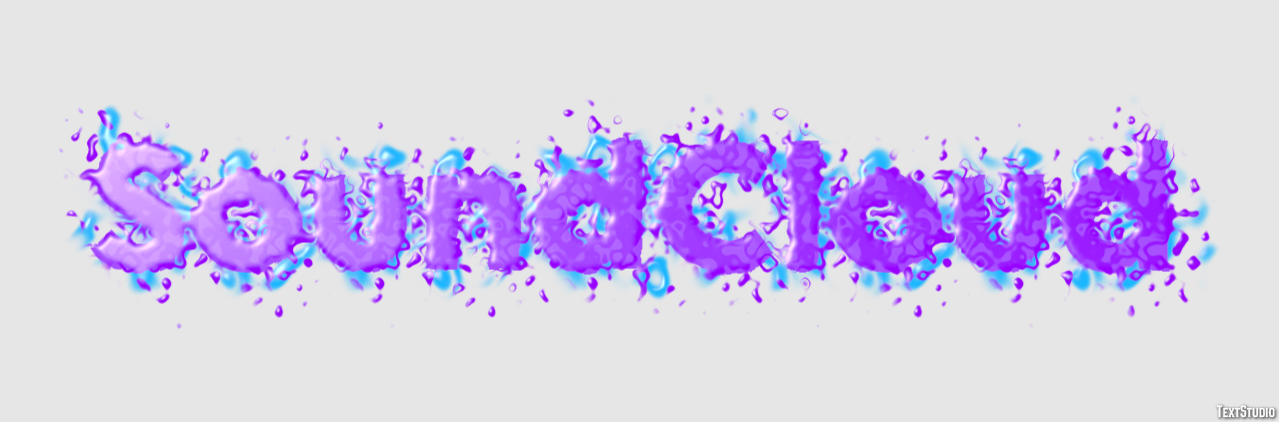 SoundCloud Texteffekt